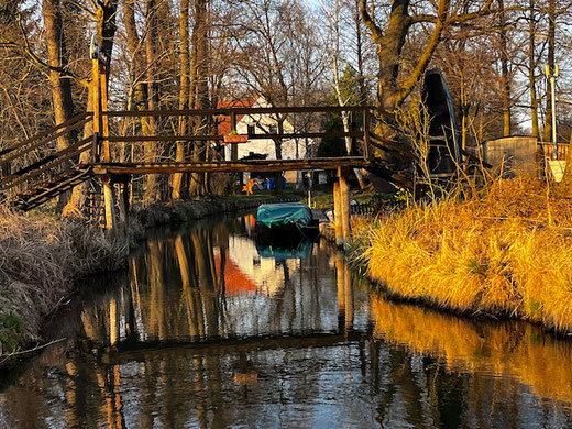 Spreewald Bänke - die Brücken im Spreewald
