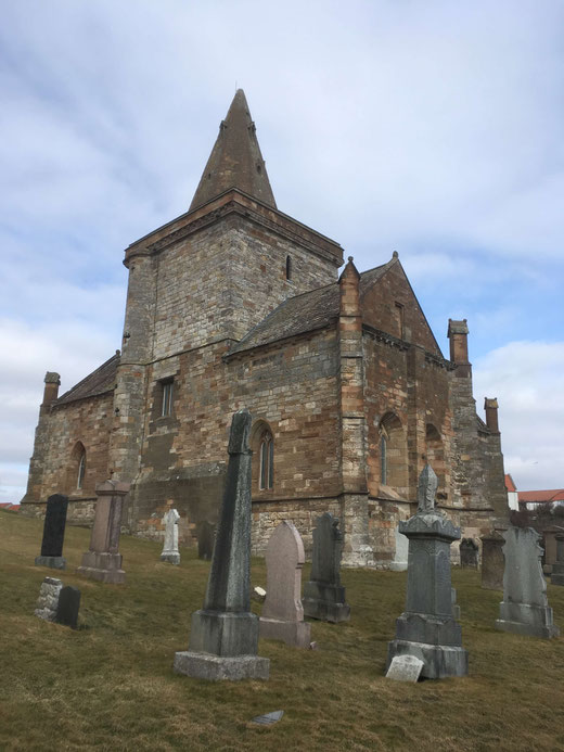 St. Monans church was erected in the 14th century