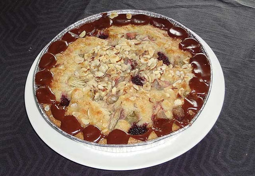Rhabarber-Himbeer-Tarte