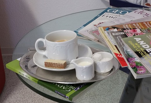 Kaffee für Frauchen