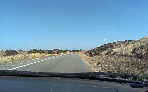 Fahrt von Blåvand nach Ho