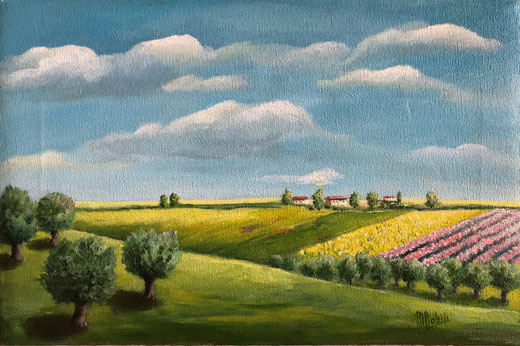 Nobili Maria - Spring - olio su tela - 30 x 20