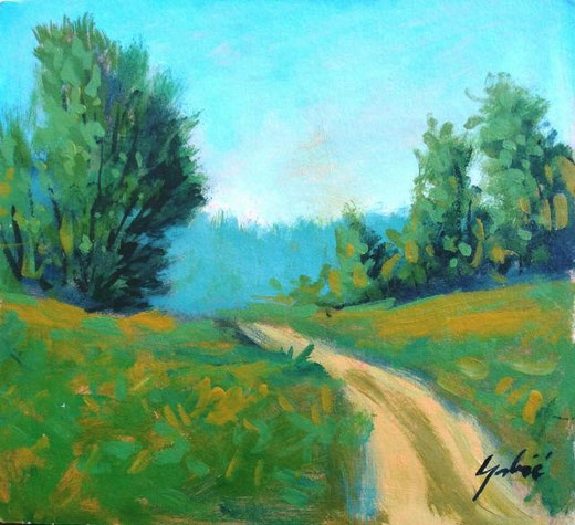 Grbic Alen - Landscape - olio tela - 15 x 10