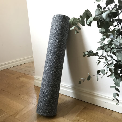 Yoga mats made from recycled materials instead of natural rubber.