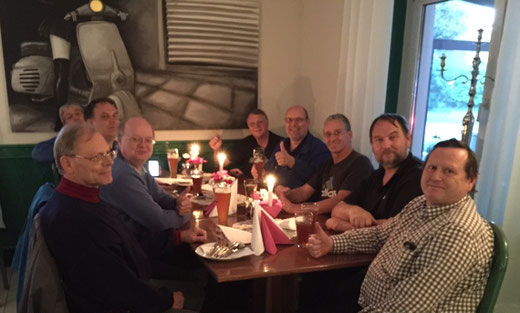 Nach der Arbeit haben wir uns eine Stärkung verdient