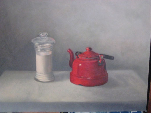 Cafetera roja