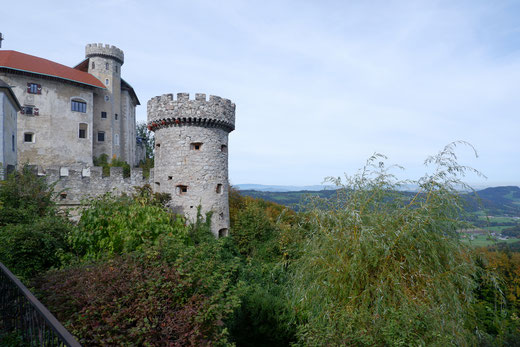 Burg Plankenstein bei Tag.