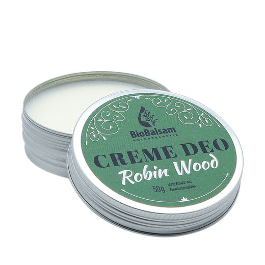 BioBalsam Creme Deo Robin Wood ohne Aluminium
