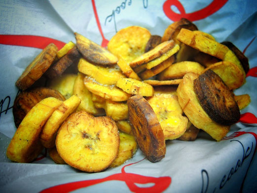 Kochbananen Chips