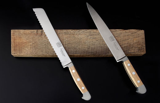Eichenholz Magnetleiste Güde -40cm- E095/40 - für bis zu 7 Messer
