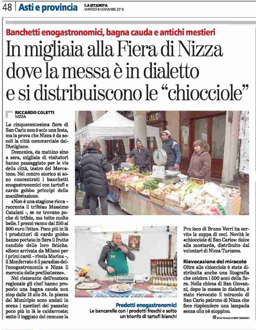Articolo La Stampa