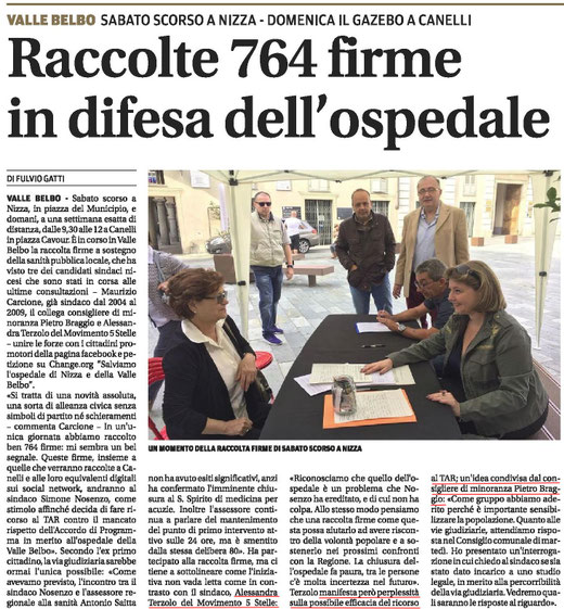 La Nuova Provincia del 7 ottobre 2016