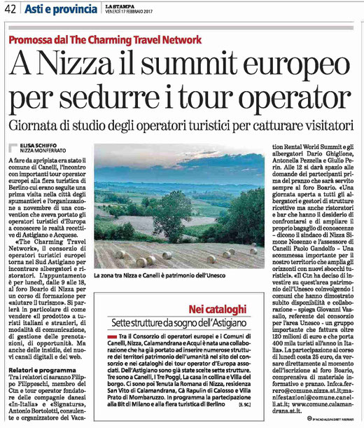 Articolo La Stampa