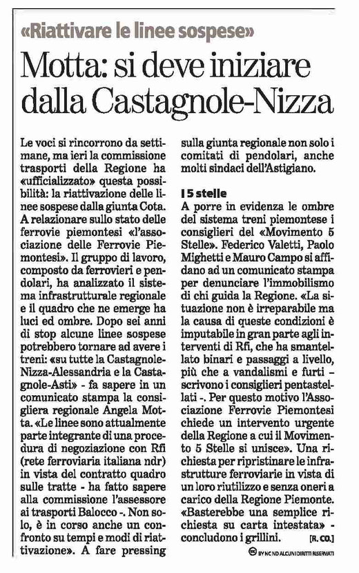 Articolo La Stampa del 14-07-2016