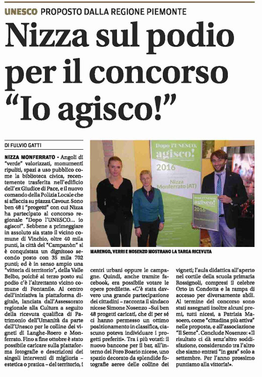 La Nuova Provincia del 9 dicembre 2016
