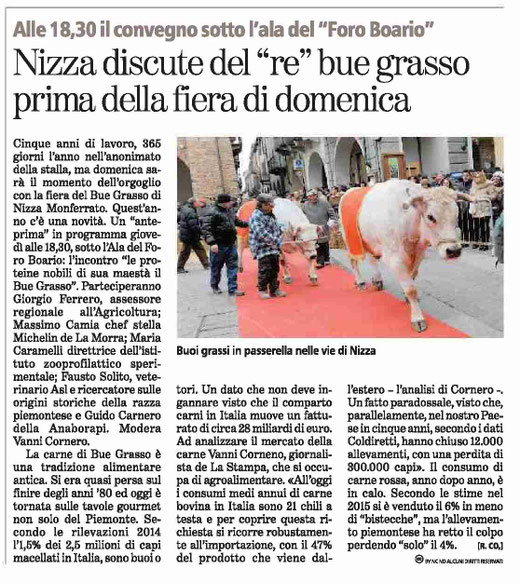 Articolo La Stampa