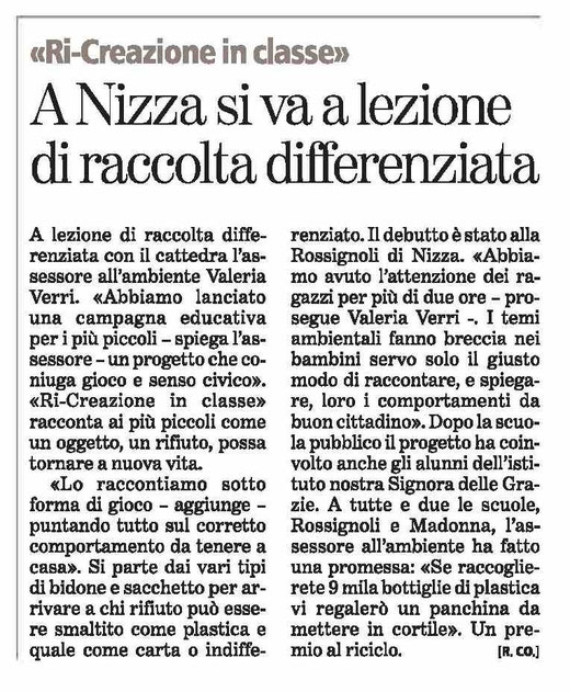 Articolo La Stampa
