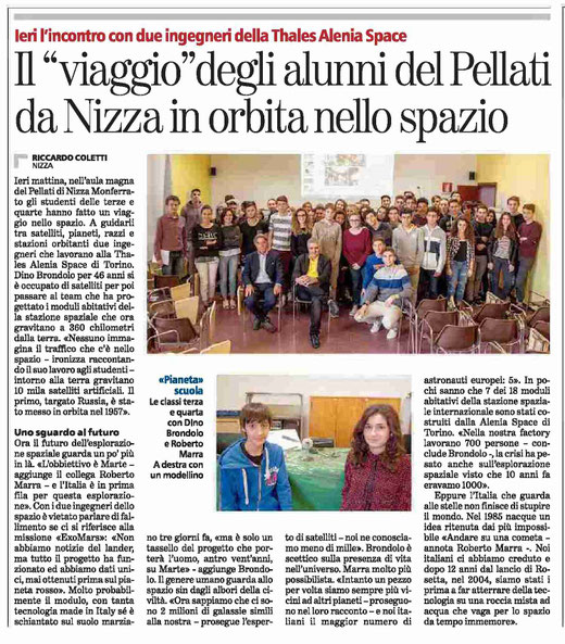 Articolo La Stampa