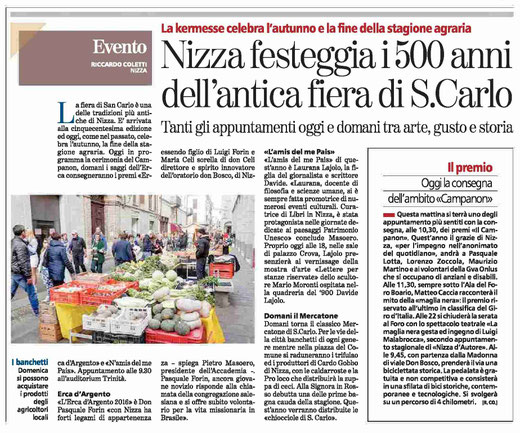 Articolo La Stampa