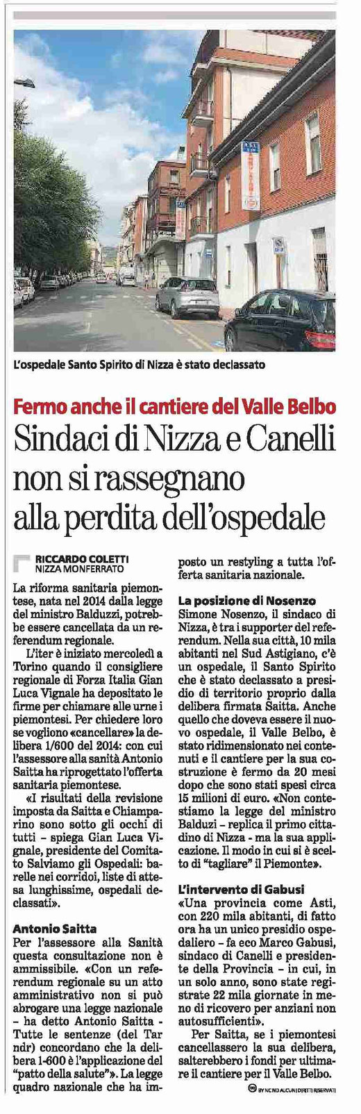 Articolo La Stampa
