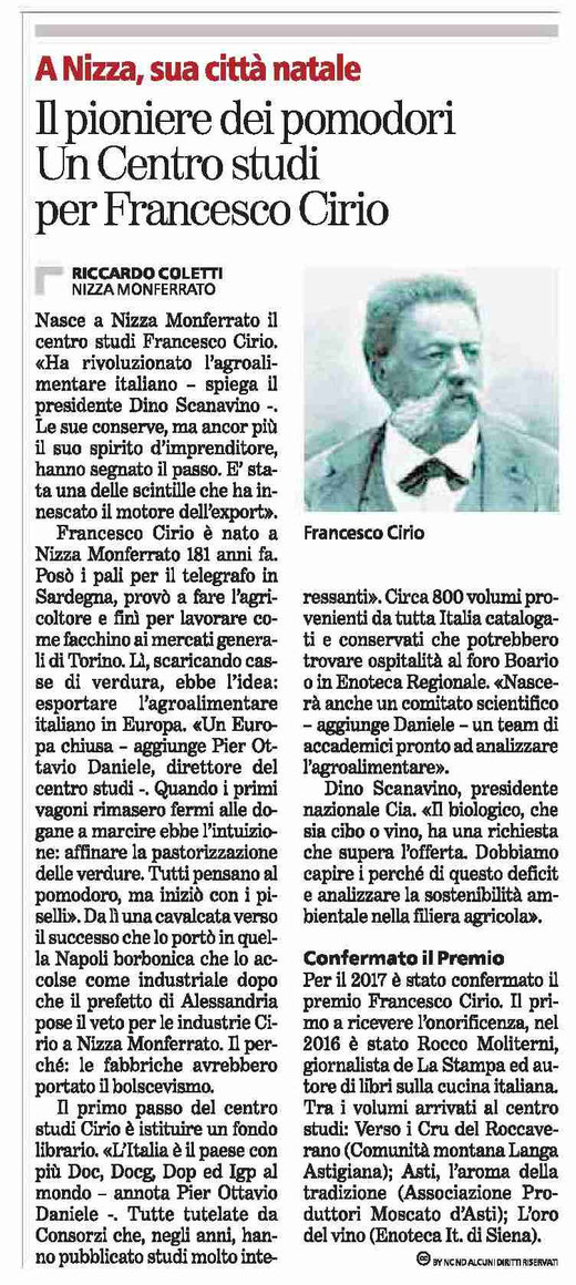 Articolo La Stampa