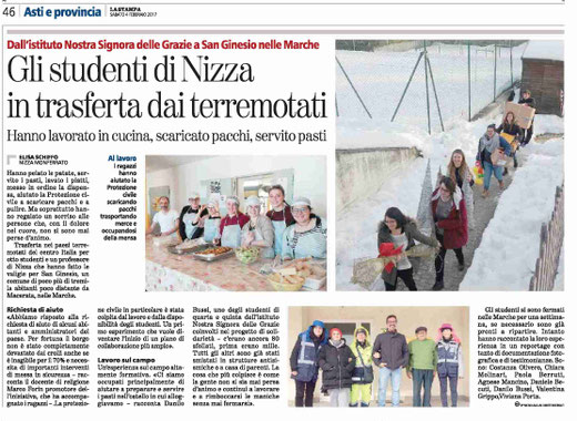Articolo La Stampa