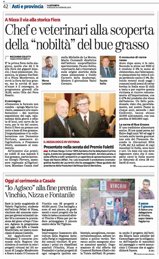 Articolo La Stampa