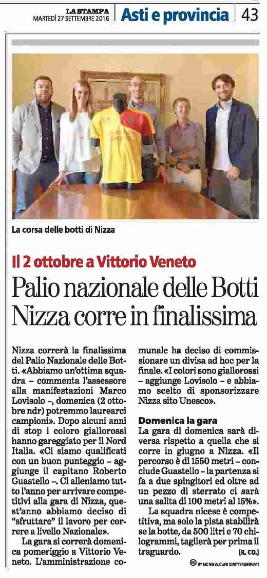Articolo La Stampa