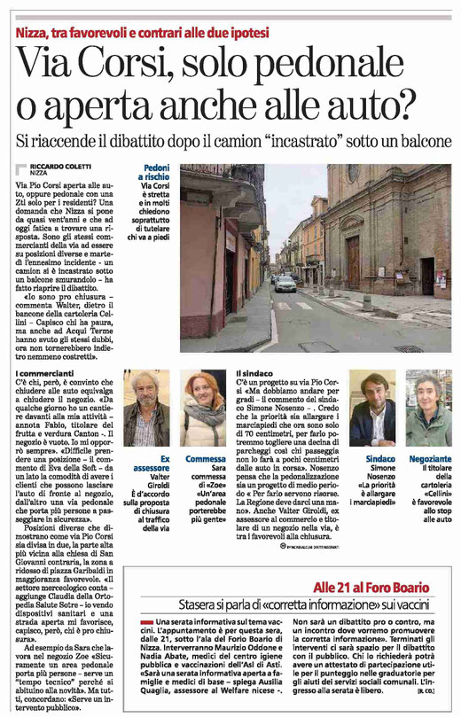 Articolo La Stampa