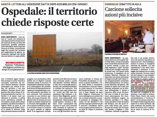 La Nuova Provincia del 22 luglio 2016