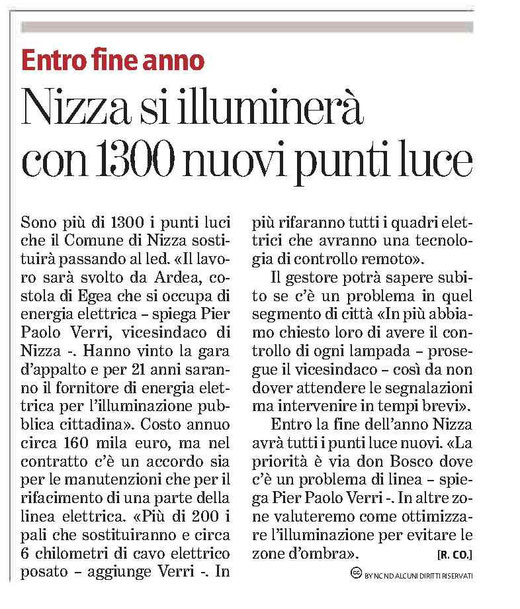 Articolo La Stampa
