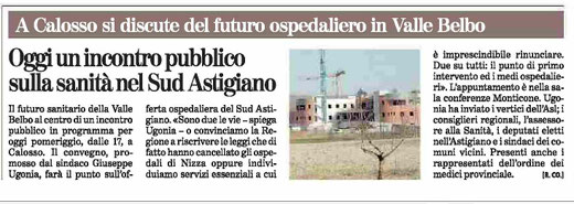 Articolo La Stampa