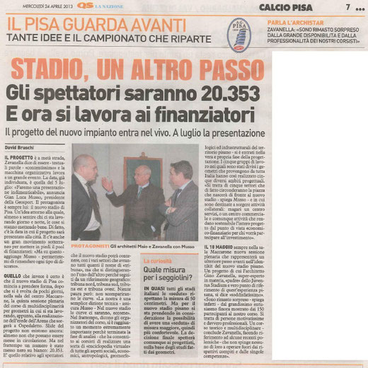 Articol NAZIONE 23 aprile 2013
