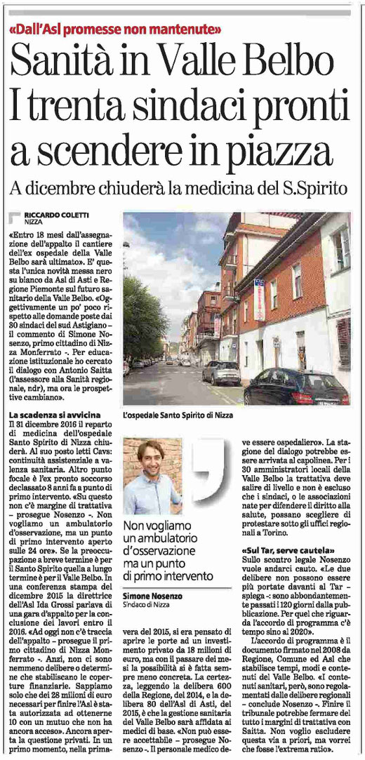 Articolo La Stampa