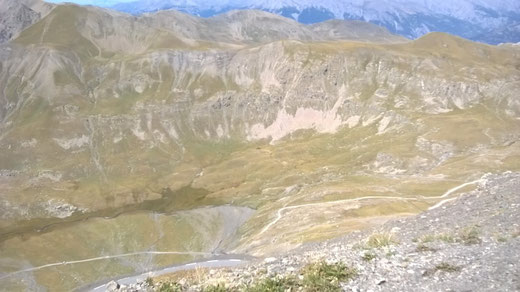 Blick vom Col de Bonette aus
