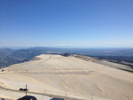 der Mont Ventoux "von oben" betrachtet 