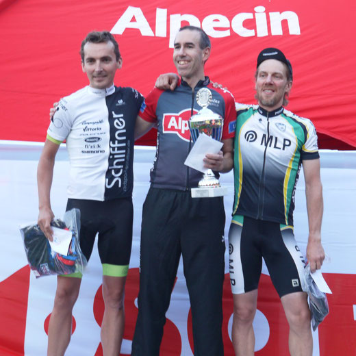 Sieger 2015: Michael Schmidt (3.), Dario Wildmann (1.), Thomas Göllner (2.)