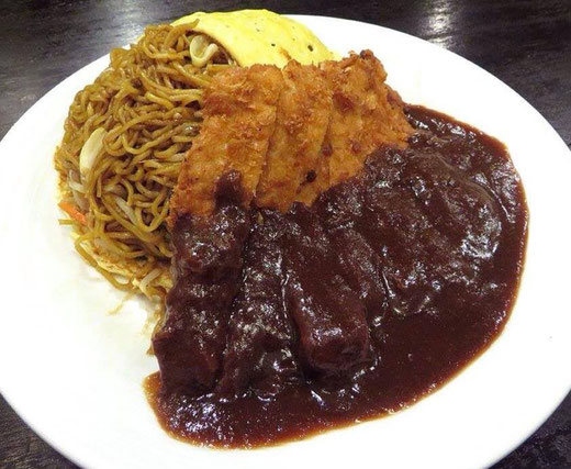 もっこりラーメン　ボルガ焼きそば