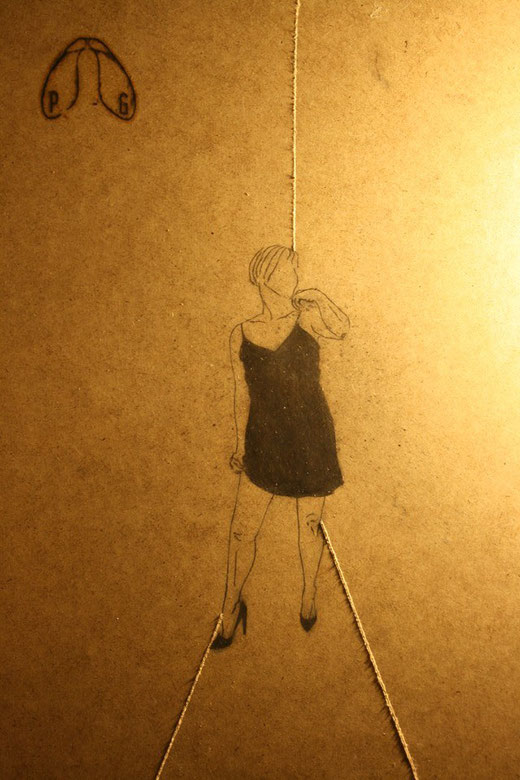 DAVIDA. Ottobre 2017. ARTwalk. A tribute to Marcel Duchamp ( Maria Giovanna Cutini ; Villicana D'Annibale - VID'A). Studio sulla grandezza della donna contro il "gigante uomo".