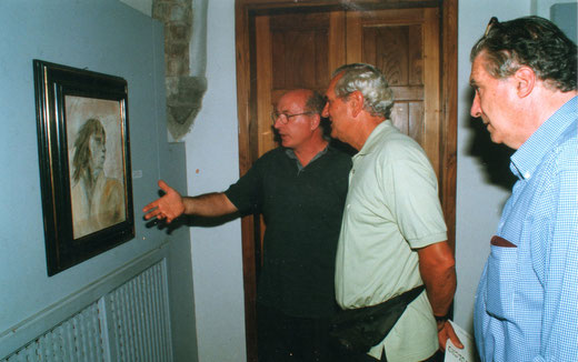 Da sinistra: Fabrizio Forlai, Mauro Seri, Renato Dainelli. Sansepolcro, agosto 1999. 