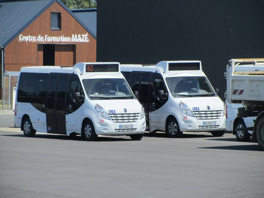 Légende : La diversification du parc de l’agglomération se poursuit, avec l’acquisition de trois minibus prochainement suivis par deux minibus. ©0530C2