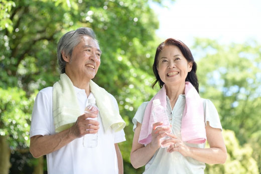 健康そうな夫婦