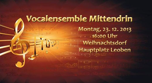 23.12. 2013 Adventmarkt am Hauptplatz Leoben