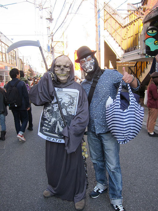 ハロウィン 下北沢 仮装 死神