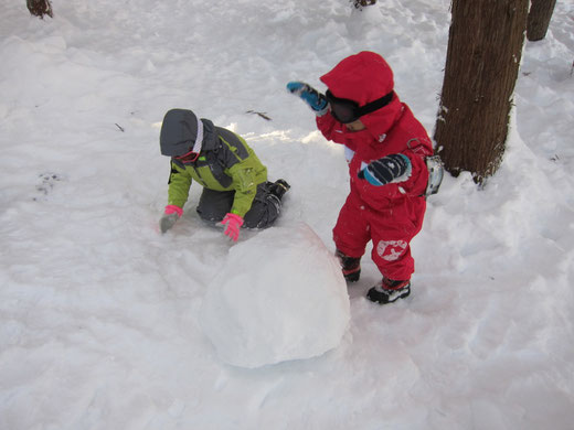 雪だるま作り