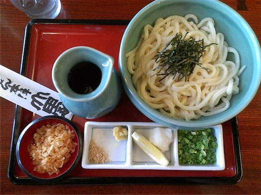 ざるぶっかけうどん