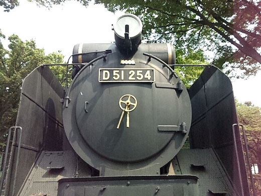 交通公園 D51機関車 正面