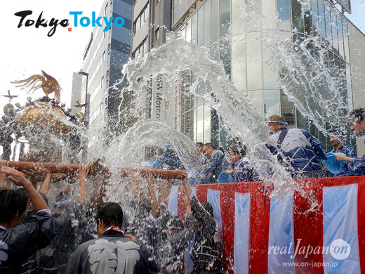 富岡八幡宮例大祭, 深川八幡祭り, 水掛けまつり, 各町連合渡御,本祭り