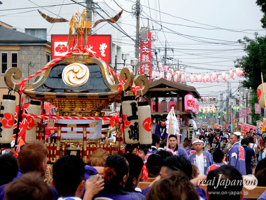 与野夏祭り, さいたま市中央区, 与野市, 上町, 仲町, 下町, 上峰地区, 上町氷川神社