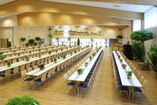 Blick von der Bühne duch das SuB
